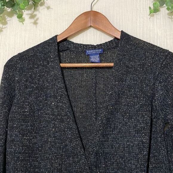 Doncaster Womens Cardigan Sweater Womens XS Long Sleeve Open Front - Picture 7 of 8